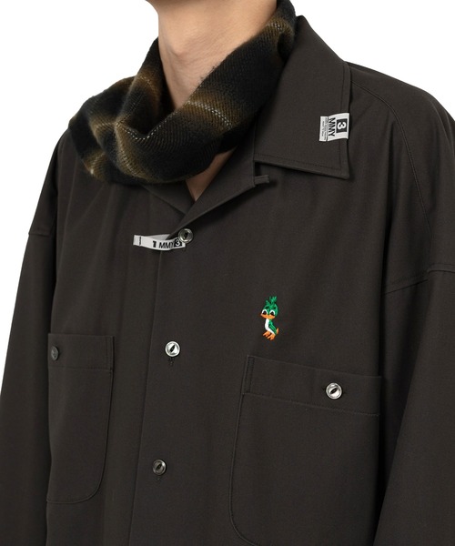 シャツ Scarf Combined Shirt メンズの画像