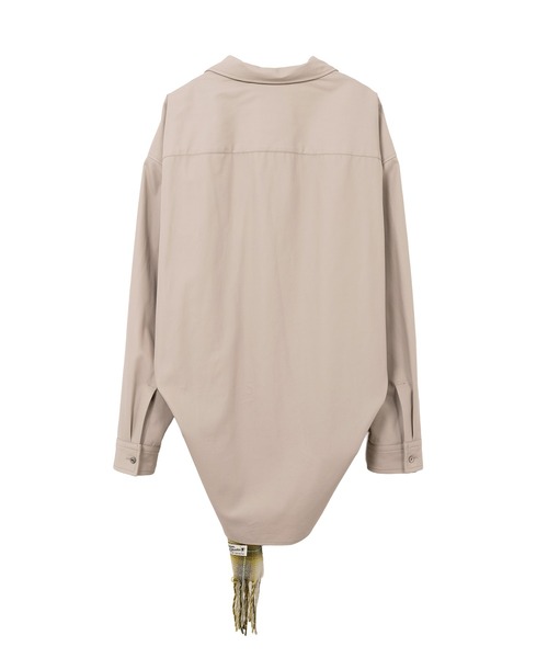 シャツ Scarf Combined Shirt メンズの画像