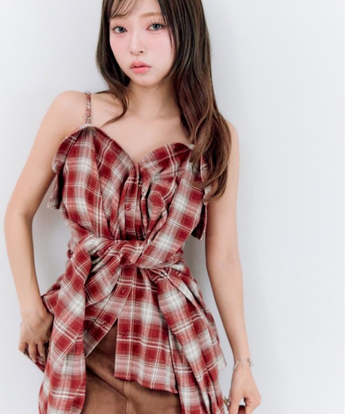 ブラウス シャツ ３wayビッグシャツ レディース
