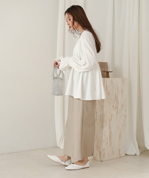 「Bab」 長袖チュニック M チャコールグレー レディース