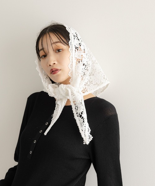 LOWRYS FARM（ローリーズファーム） スカーフ バンダナ レーススカーフ