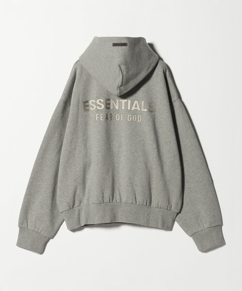 ESSENTIALS フード付きパーカー グレー Sサイズ FOG ESSENTIALS（エフオージーエッセンシャルズ） パーカー 「FEAR OF