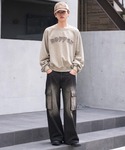 トレーナー スウェット WEGO/ショートグラ...の詳細画像2