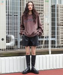 トレーナー スウェット WEGO/ショートグラ...の詳細画像5