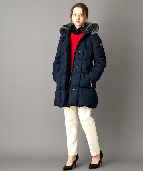 DRESSTERIOR　ドレステリア Ventile　ファー付 ダウンジャケット ◇ドレステリア ベンタイル素材 レディース ファー付 ダウンコート 36