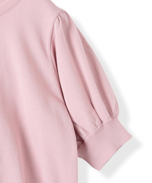 「QUEENS COURT」 半袖ニット M ホワイト レディース_画像9