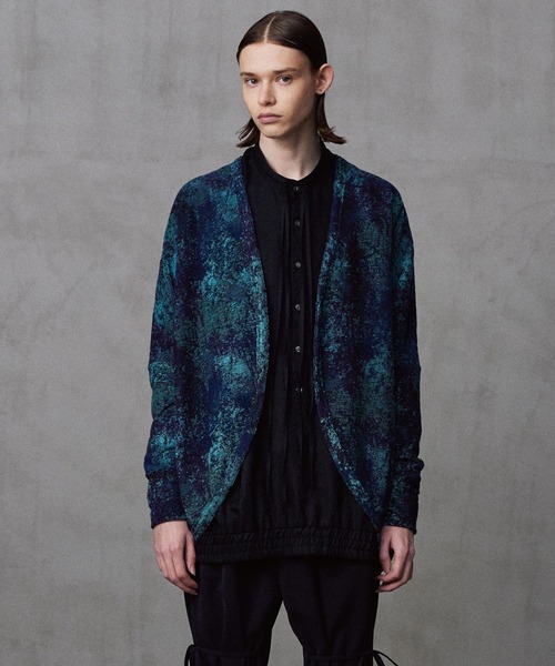 SHAREEF（シャリーフ） カーディガン 2 ターコイズブルー メンズ