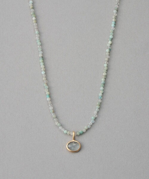 ete（エテ） ネックレス 「マイプレシャス」 K10YG アクアマリン