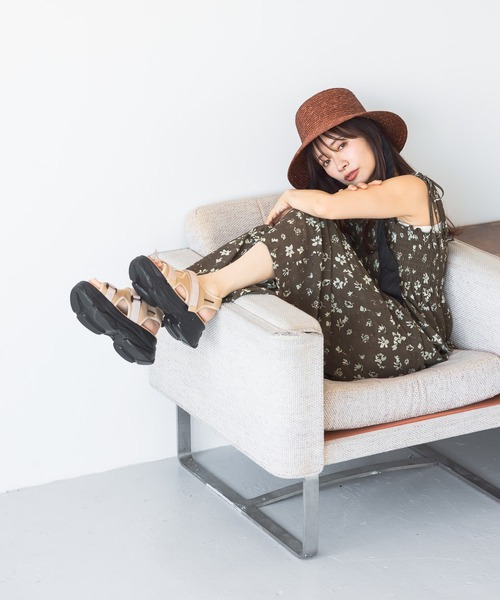 「mysty woman」 オールインワン FREE ブラウン レディース_画像3