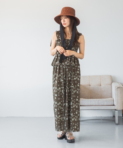 「mysty woman」 オールインワン FREE ブラウン レディース_画像5