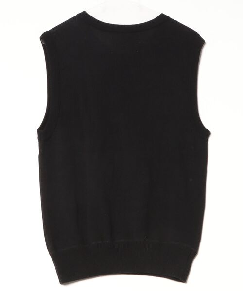 「MHL.」 ノースリーブニット LARGE ブラック メンズの画像