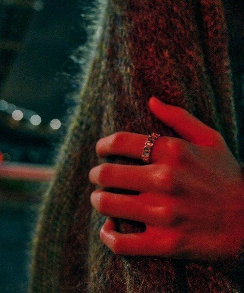 LIDnM（リドム） 指輪 リング Llife BOTTON BAND RING メンズ