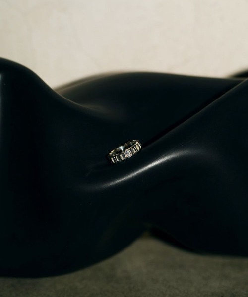 LIDnM（リドム） 指輪 リング Llife BOTTON BAND RING メンズ