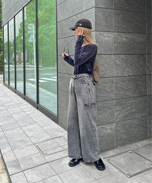 [feepur] трикотажный джемпер с длинным рукавом MEDIUM слоновая кость женский 