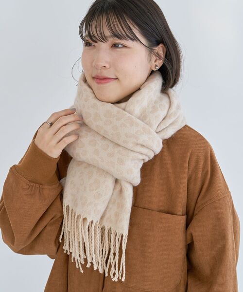 Green Parks（グリーンパークス） ストール マフラー レオパード