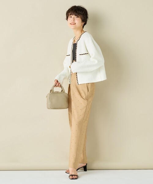 NOLLEY'S（ノーリーズ） ノーカラージャケット 38 グレー レディース