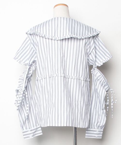 「merry jenny」 長袖ブラウス FREE オフホワイト レディース_画像2