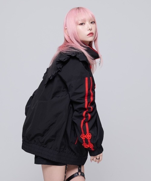 「REFLEM」 ブルゾン FREE ブラック レディース_画像5