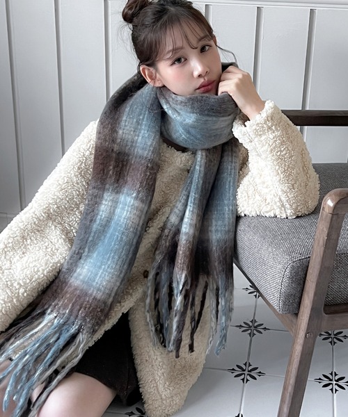 by muni:r マフラー ストール 「3色展開」ソフトブレンディング