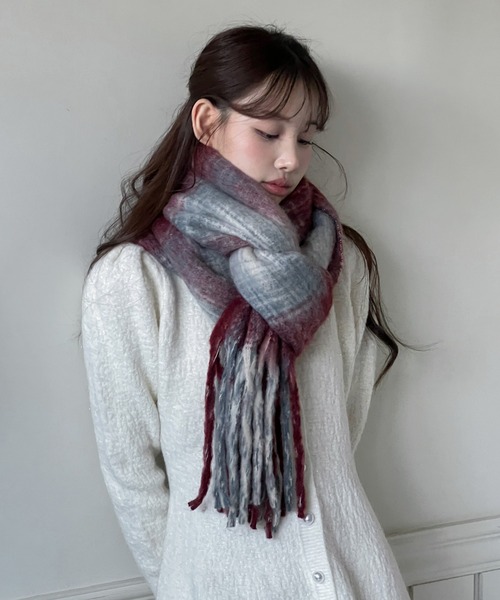 by muni:r マフラー ストール 「3色展開」ソフトブレンディング