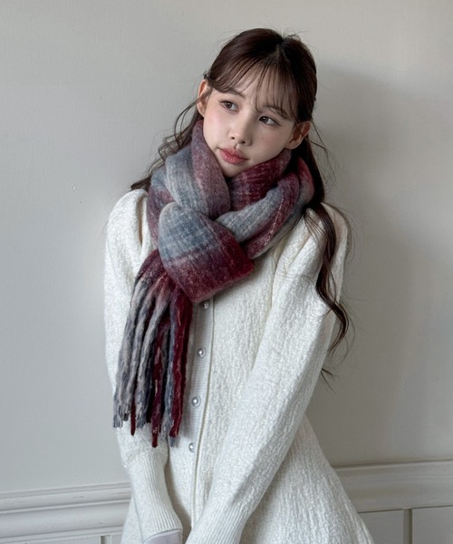 by muni:r マフラー ストール 「3色展開」ソフトブレンディング