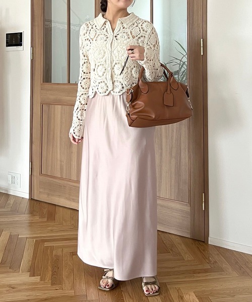 「mysty woman」 カーディガン FREE ブラック レディース_画像7