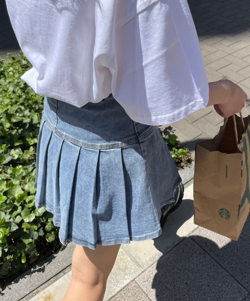 「SPIGA」 キュロット MEDIUM ブルー レディース_画像5