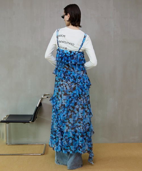 MAISON SPECIAL（メゾンスペシャル） Logo Sheer Top/ロゴタイポ