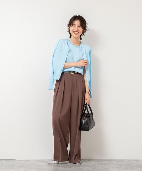 「NOLLEY'S Sophi」 ノースリーブニット 38 サックスブルー レディース_画像5