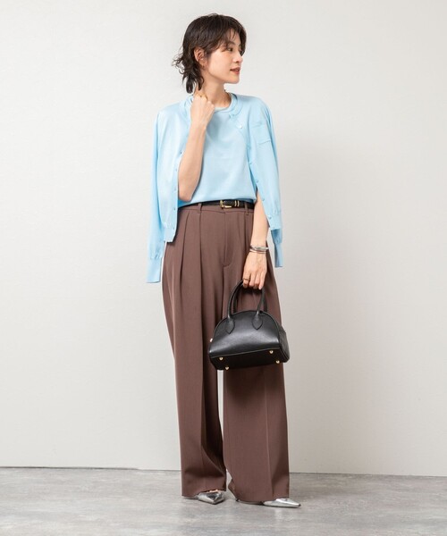 「NOLLEY'S Sophi」 ノースリーブニット 38 サックスブルー レディース_画像6