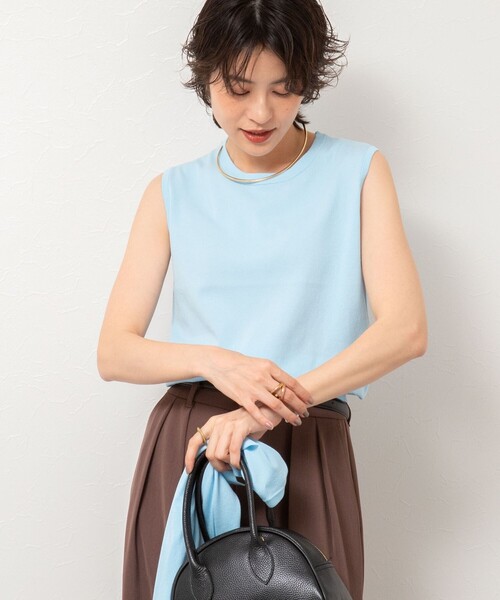 「NOLLEY'S Sophi」 ノースリーブニット 38 サックスブルー レディース_画像9