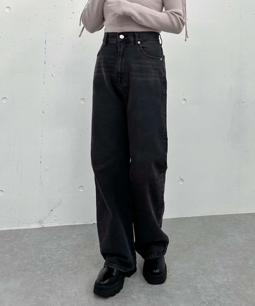 「archives」 デニムパンツ SMALL ブルー レディース_画像4