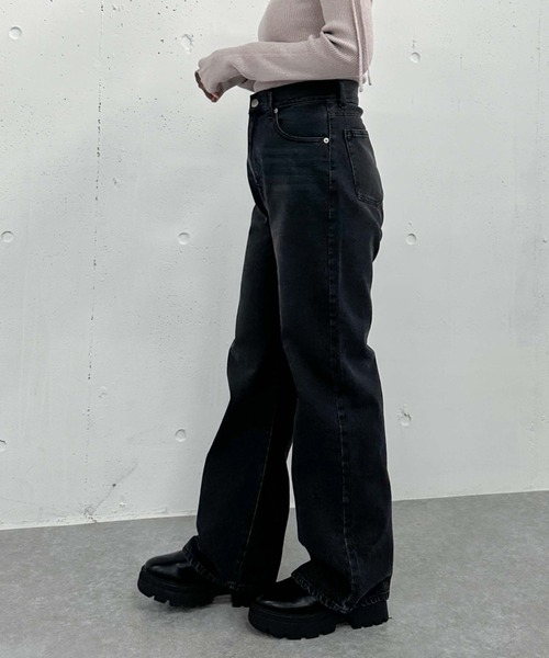 「archives」 デニムパンツ SMALL ブルー レディース_画像5