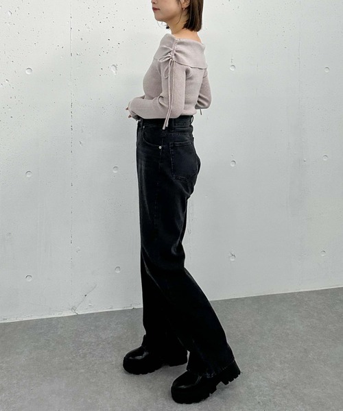「archives」 デニムパンツ SMALL ブルー レディース_画像9