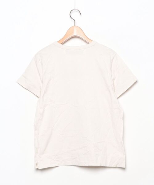 「Tu es mon TRESOR」 半袖Tシャツ - ホワイト レディース_画像2