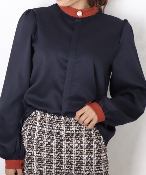 「Miniministore」 長袖ブラウス X-LARGE ホワイト レディース_画像8