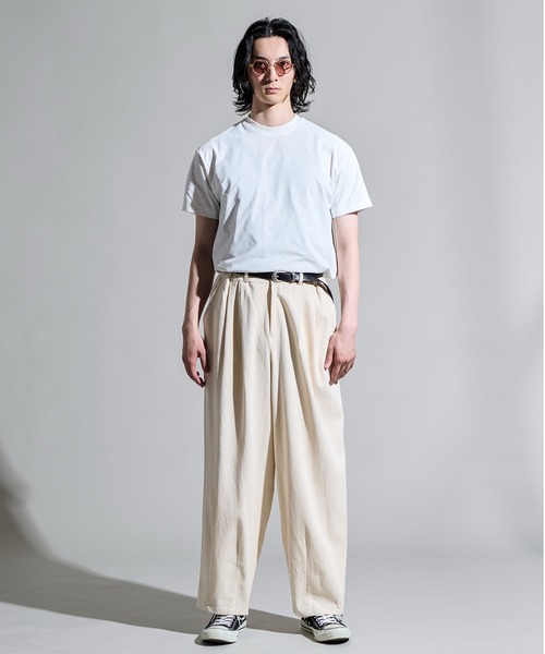 「CALIFORNIA OUTFITTERS」 チノパンツ FREE アイボリー メンズ_画像2