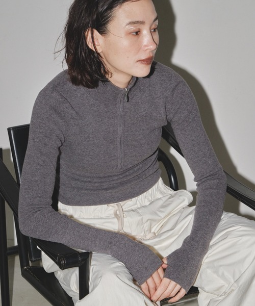TODAYFUL グレー ニット TODAYFUL 「TODAYFUL」 長袖ニット FREE グレー レディース : ZOZOTOWN