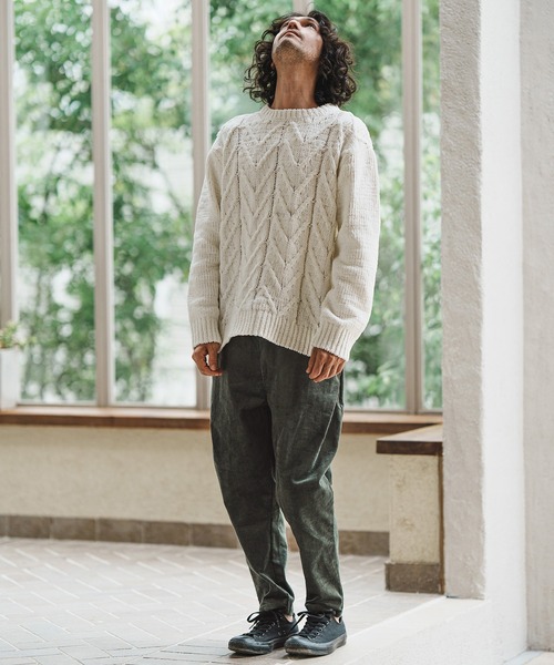 「CAMBIO」 コーデュロイパンツ L ブラック メンズ_画像9