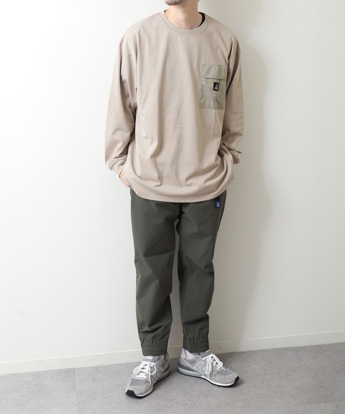 「GERRY」 長袖カットソー LARGE グレイッシュベージュ レディース_画像8