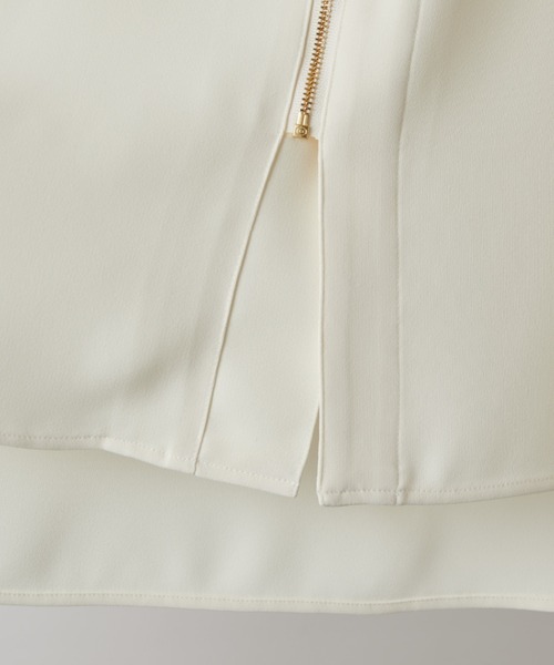 シャツ 「CULLNI exclusive for Lui's」クレリック半袖ZIPシャツジャケット メンズの画像