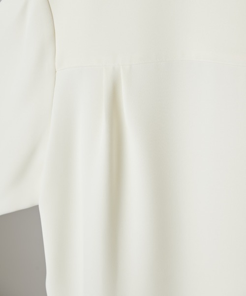 シャツ 「CULLNI exclusive for Lui's」クレリック半袖ZIPシャツジャケット メンズの画像