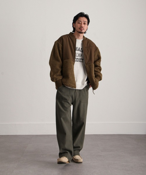 「ZIP FIVE」 ブルゾン LARGE ブラウン メンズ_画像9