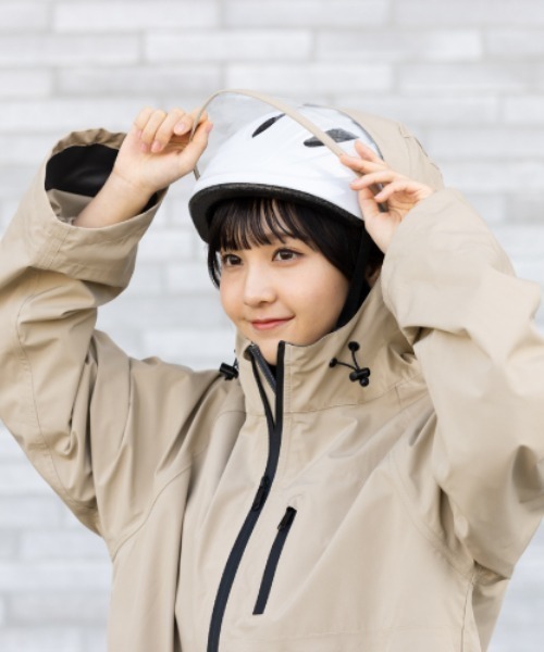 レインコート カッパ APフーディ　サイクルレインコート レディースの画像