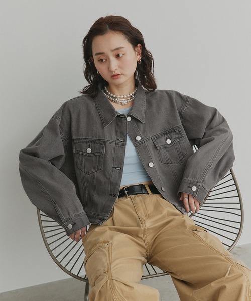 ad thie（アドティエ） デニムジャケット gジャン ショート丈