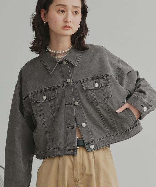 ad thie（アドティエ） デニムジャケット gジャン ショート丈