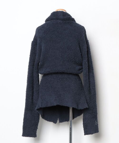 「BAREFOOT DREAMS」 ニットカーディガン L ネイビー メンズ_画像2