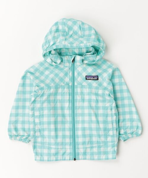 patagonia（パタゴニア） 「KIDS」チェック柄ブルゾン 6-12M グリーン