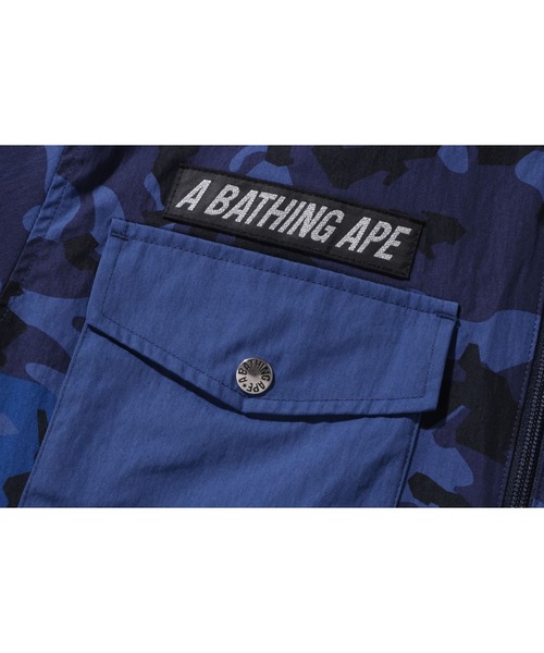 「A BATHING APE」 ブルゾン MEDIUM ネイビー メンズの画像