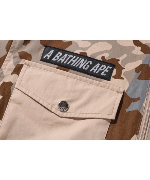 「A BATHING APE」 ブルゾン MEDIUM ネイビー メンズの画像